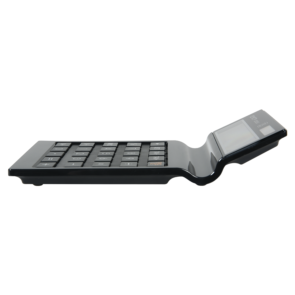 12-digit desktop calculator with dual power (solar and battery)