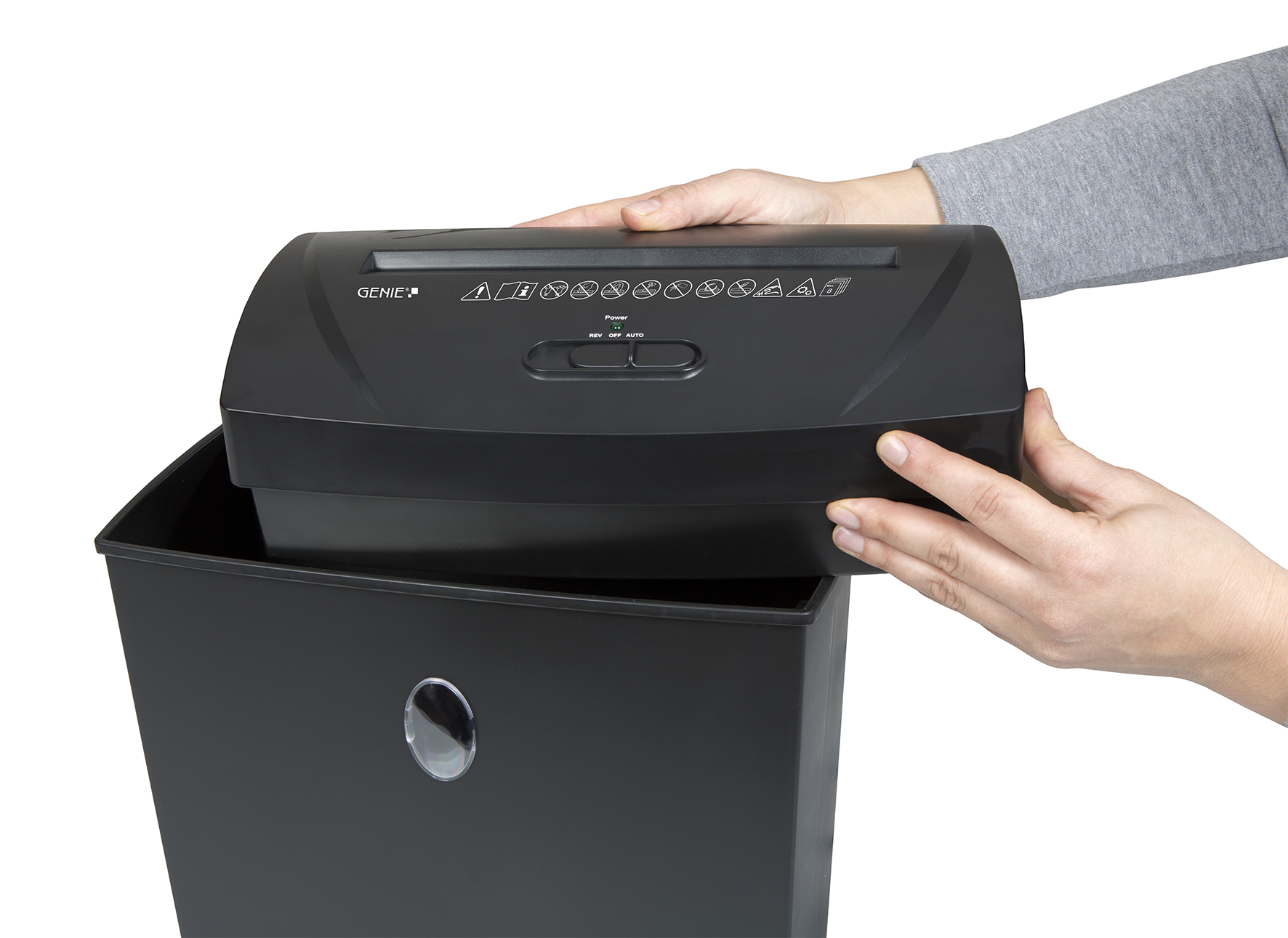 Papershredder, 8 sheets cross cut
