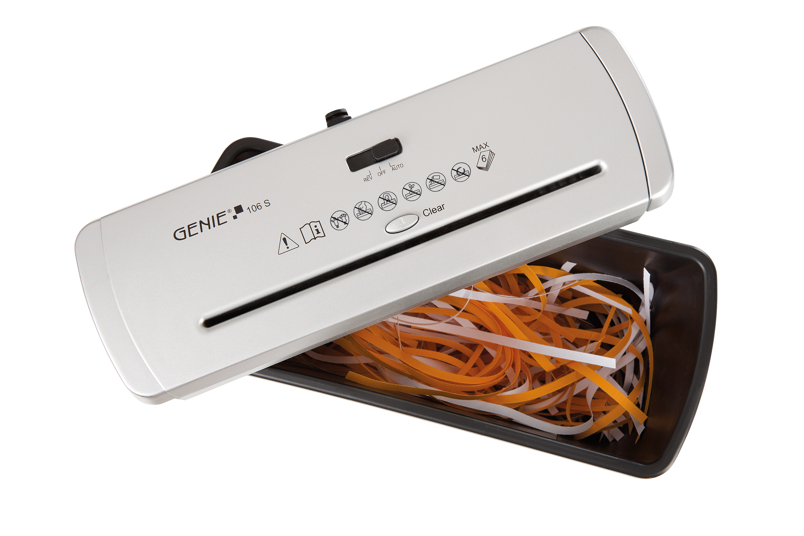 Papershredder, 6 sheets strip cut