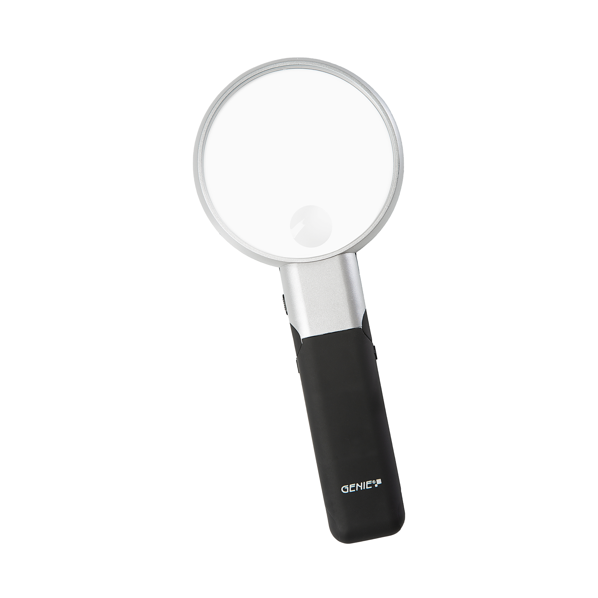 Reading magnifier with fold-out base and adjustable head