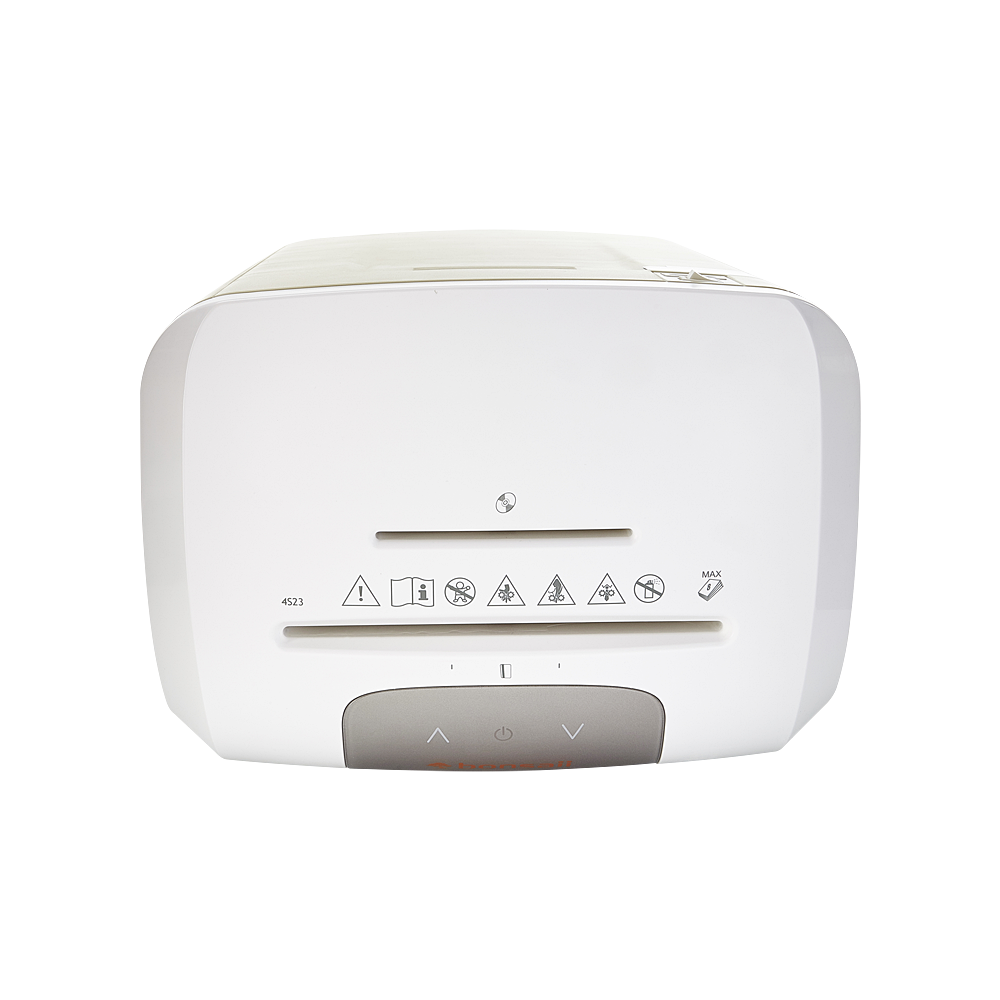 Shredder (8 sheets, micro cut, two hours continuous operation, circa 4.500 sheets) silver-white