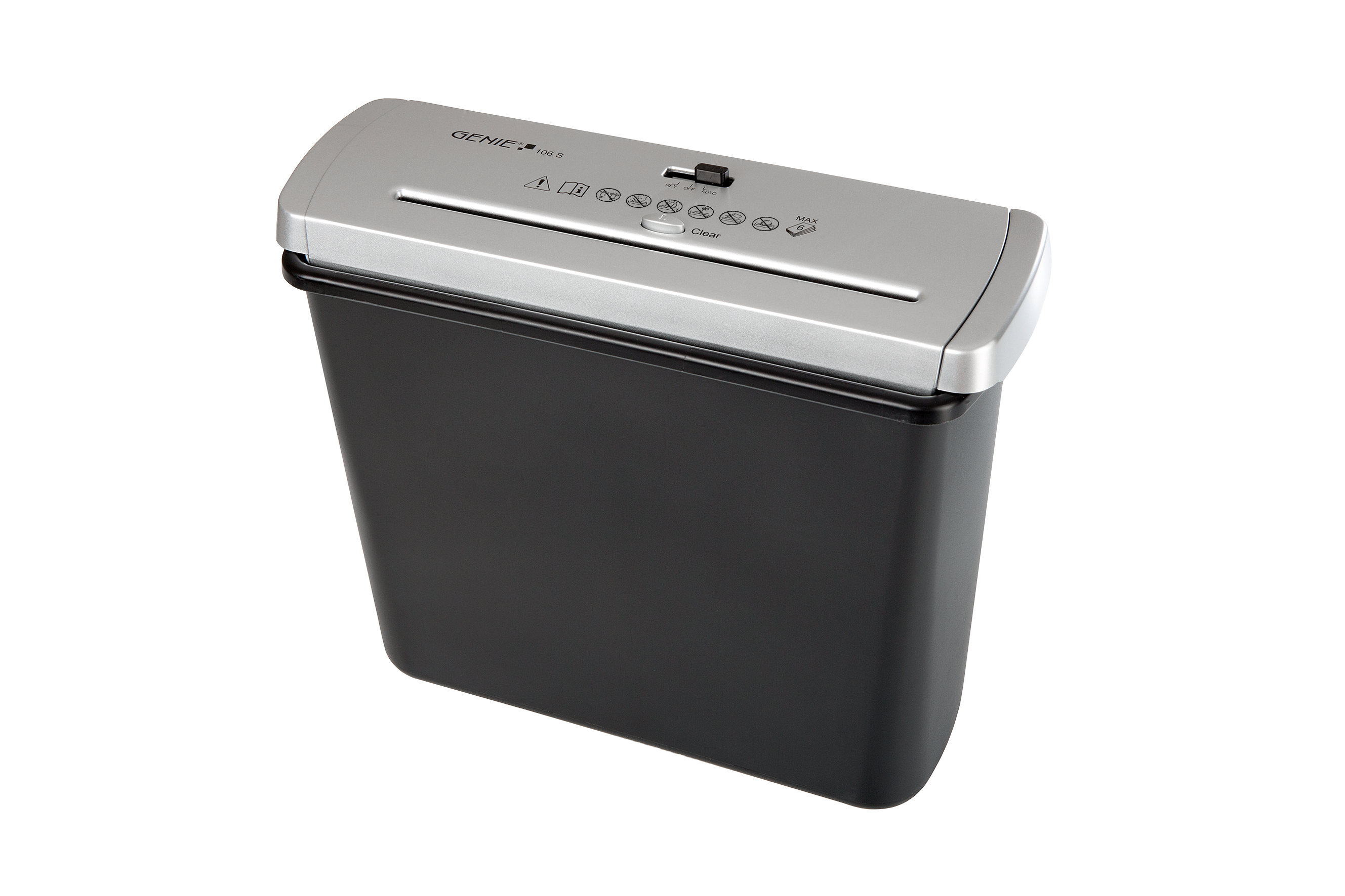 Papershredder, 6 sheets strip cut