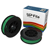 3D Drucker ABS Filament (2x500g, 1,75mm) 
Farbe: gr?n